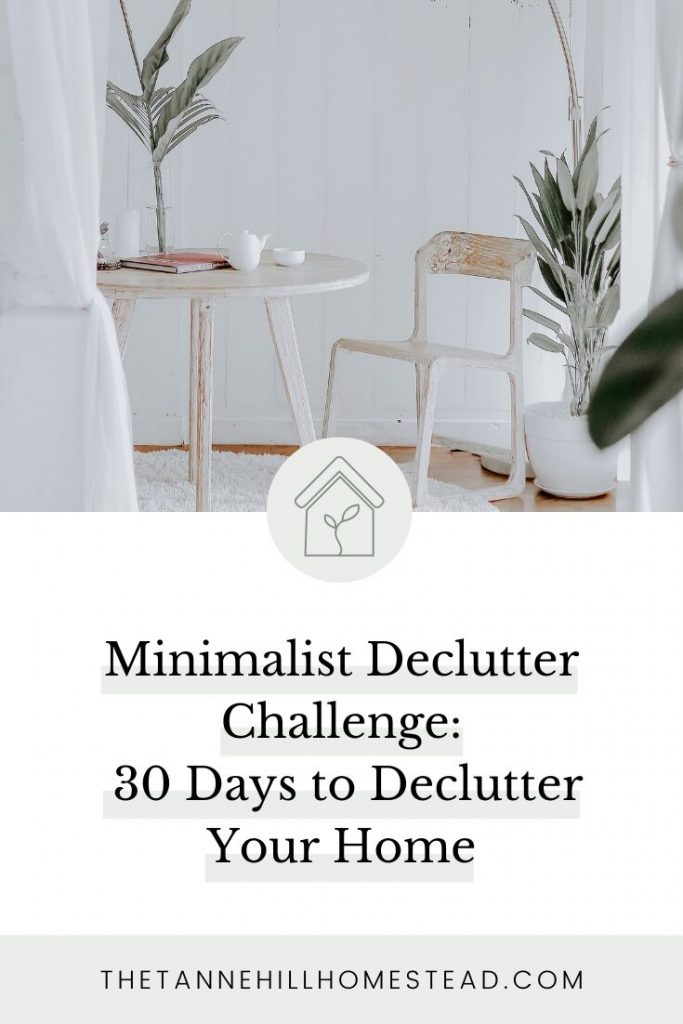 Do you feel like clutter is taking over your life? Then you need to try this 30 Day Minimalist Declutter Challenge I created!