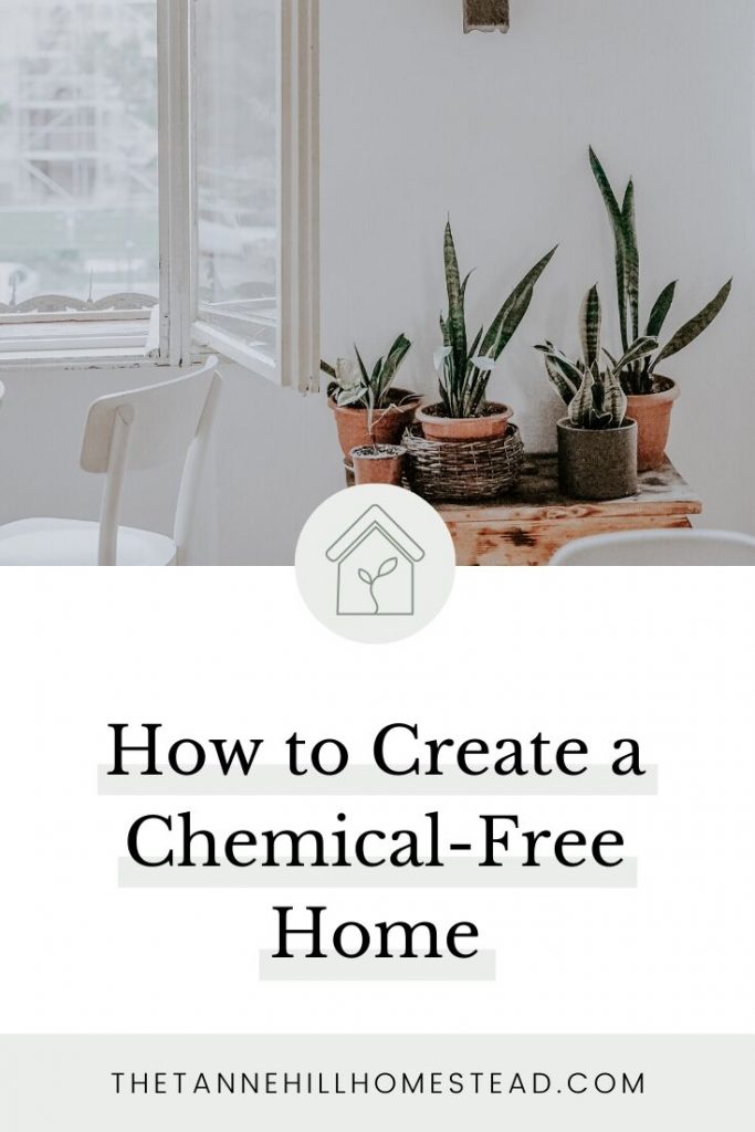 Are you tired of using harmful chemicals in your home and ready to create a chemical-free home? Here's how to do it, and it's not hard!
