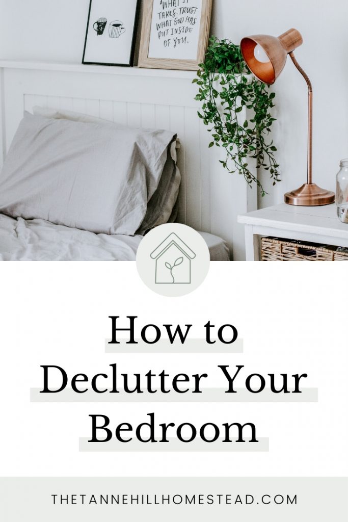 If your bedroom isn't calm or restful, it is time to learn exactly how to declutter your bedroom! Friend, you deserve a sanctuary, so let's do this!