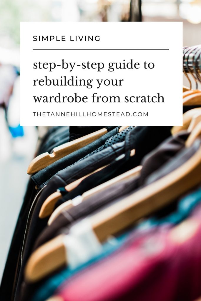 Whether you're rebuilding your wardrobe or building a wardrobe from scratch, this step-by-step guide can help! Check it out now!