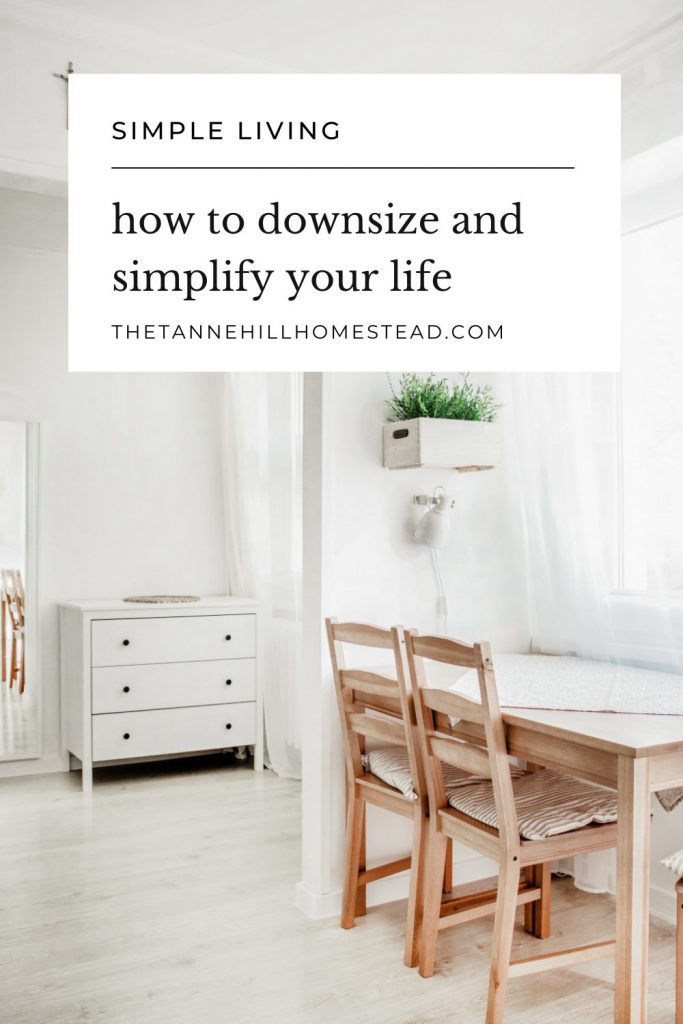 This post is all about how to downsize and simplify your life. If you're curious about downsizing your life to a simpler one, this post is for you!