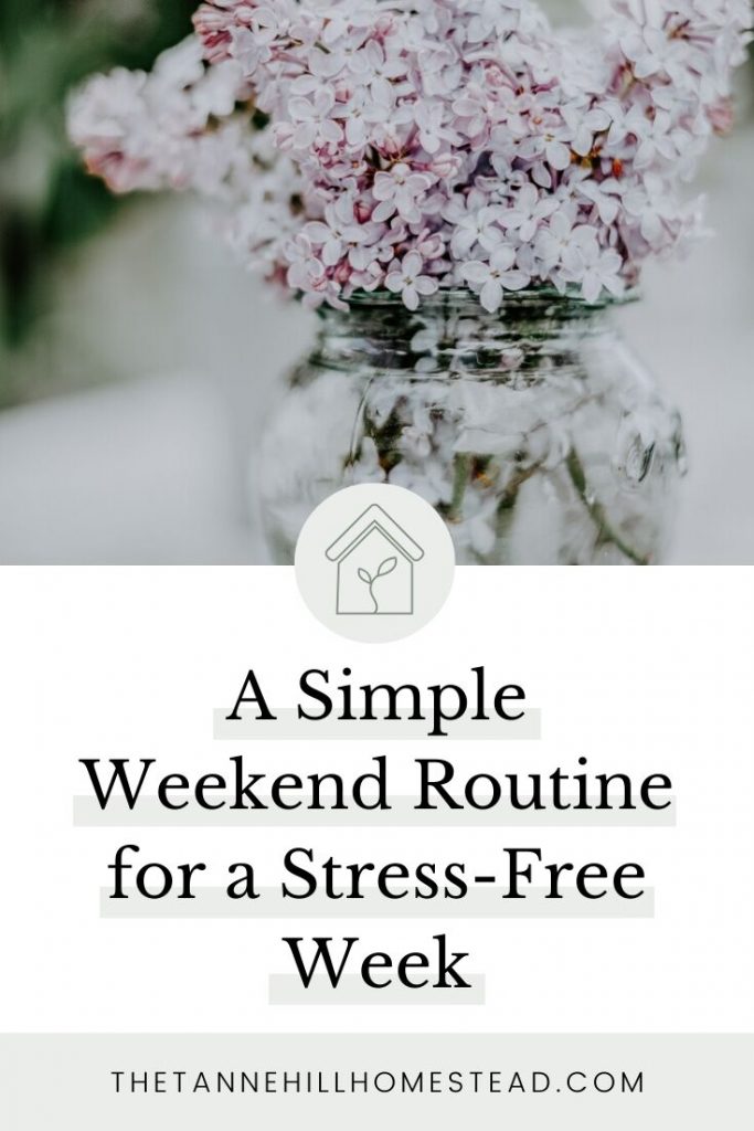 Want to be less stressed during your work week? You can do so by having a simple weekend routine! Let me show you how I do it!