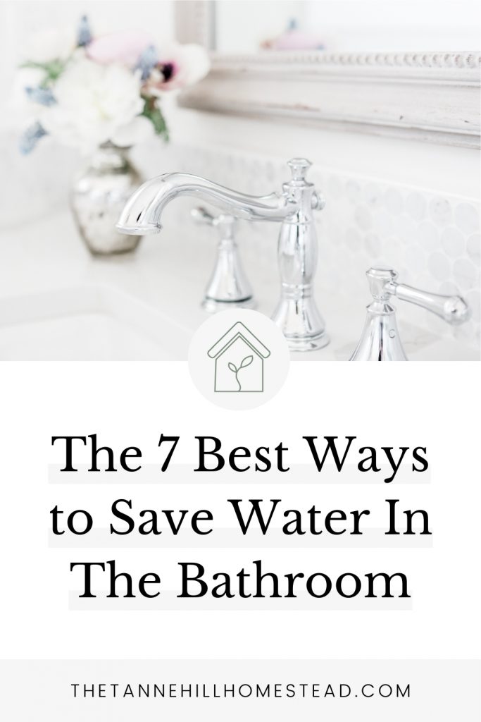 Saving water in the bathroom is easier and cheaper than you think! Check out this post to learn the 7 best ways to save water in the bathroom.