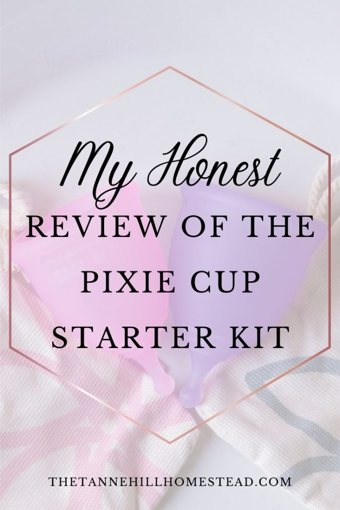 Looking for an eco-friendly period product that helps you forget your period is even here? If so, check out my menstrual cup review and see why I chose the Pixie Cup Starter Kit! #menstrualcup #ecofriendlyperiod #pixiecup