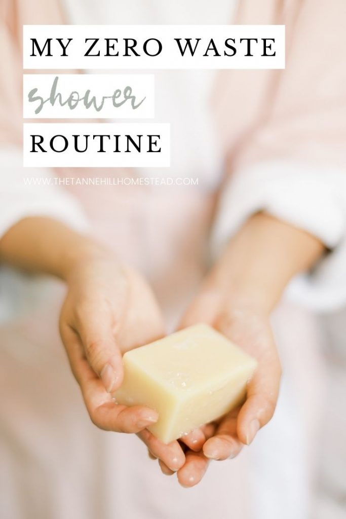 A zero waste shower routine is easier than you think! Click now to learn how to create a plastic-free, zero waste shower routine that saves the planet and your money!