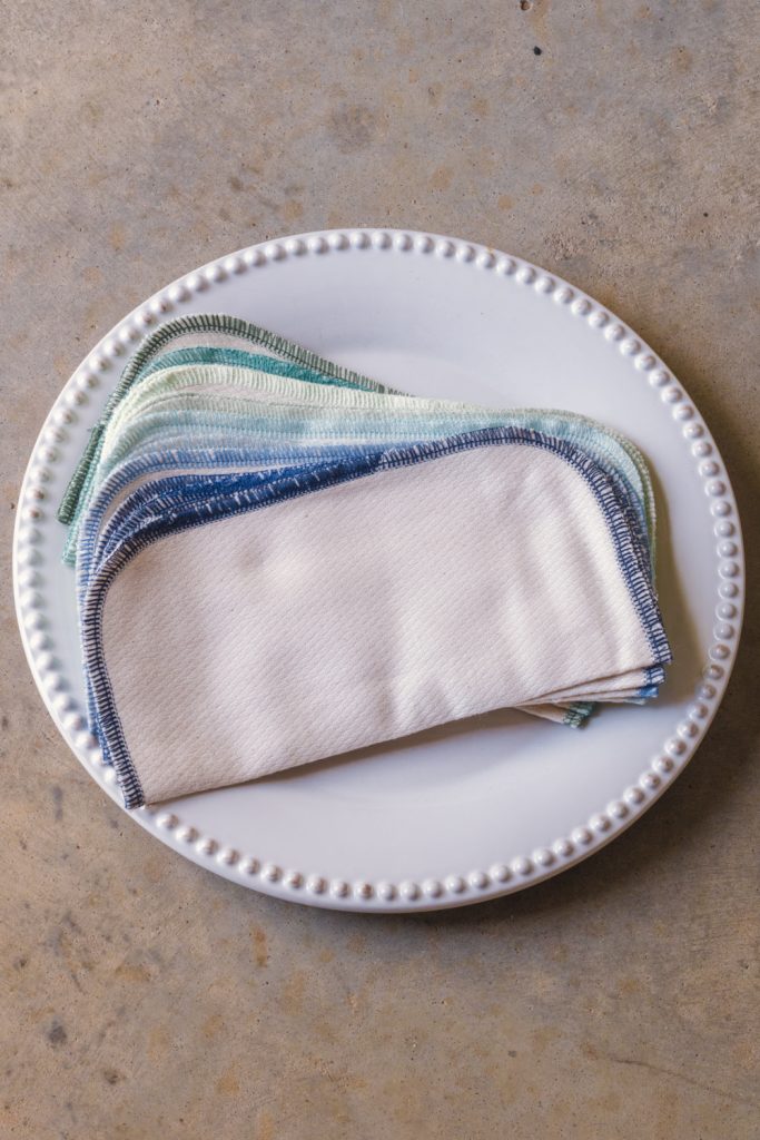 Gina's Soft Cloth Shop Paperless Towels are one of my favorite zero waste toilet paper! Check out this zero waste bathroom guide to learn more ways to live zero waste!